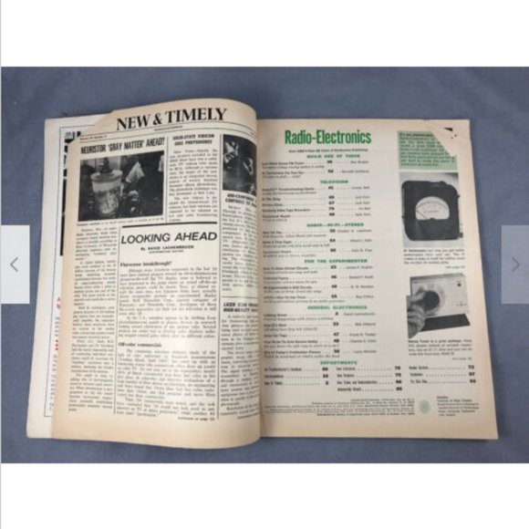 Radio-Electronics Magzn June 1969 Build Car IC Tach*Etched Circuits*Stereo Tuner - Picture 3 of 3